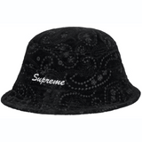 Chapéu Supreme Velvet Paisley - Preto