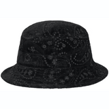 Chapéu Supreme Velvet Paisley - Preto