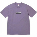 Camiseta Supreme Futura Box Logo – Roxa