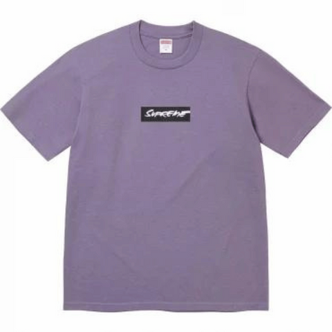Camiseta Supreme Futura Box Logo – Roxa