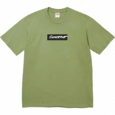 Camiseta Supreme Futura Box Logo – Verde