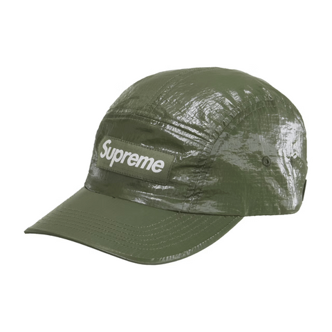 Boné Supreme Gloss Ripstop Camp Cap - Olive