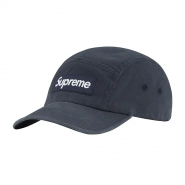 Boné Supreme Washed Chino Twill Camp Cap (SS23) - Azul