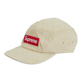 Boné Supreme Punched Denim Camp - Bege