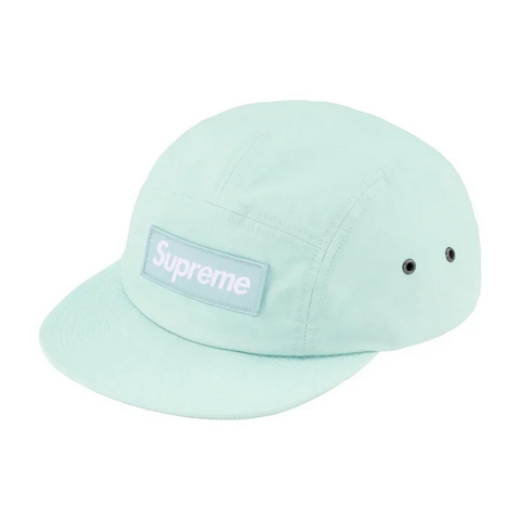 Boné Supreme Waxed Cotton Camp Cap (FW23) - Ice