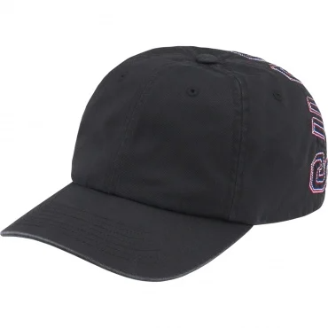 Boné Supreme Back Arc 6-Panel - Preto