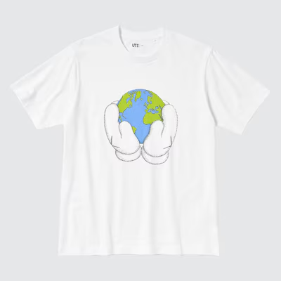 Camiseta KAWS x Uniqlo Peace For All S/S
