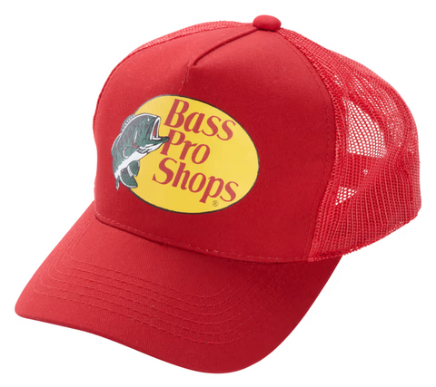 Boné Trucker Bass Pro Shops - Vermelho