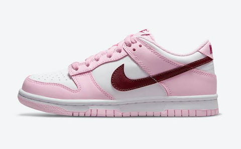 Nike Dunk Low Pink Foam Red White (GS)
