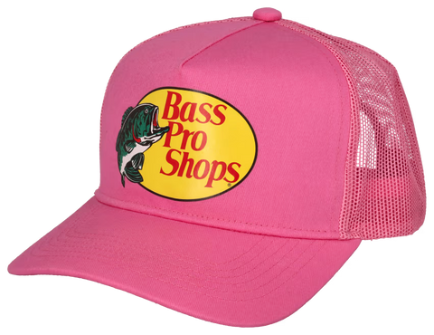 Boné Trucker Bass Pro Shops - Rosa