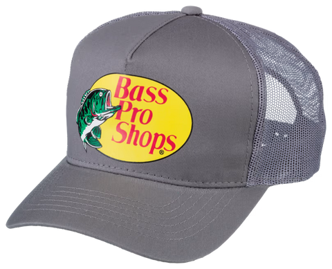 Boné Trucker Bass Pro Shops - Cinza