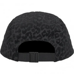 Boné Supreme Leopard Corduroy Camp Cap - Preto
