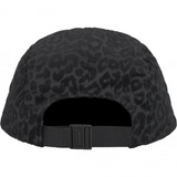 Boné Supreme Leopard Corduroy Camp Cap - Preto