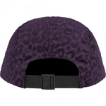 Boné Supreme Leopard Corduroy Camp Cap - Roxo