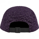 Boné Supreme Leopard Corduroy Camp Cap - Roxo