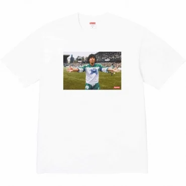 Camiseta Supreme Maradona - Branca