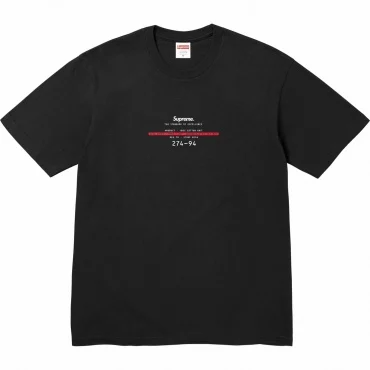 Camiseta Supreme Standard - Preta