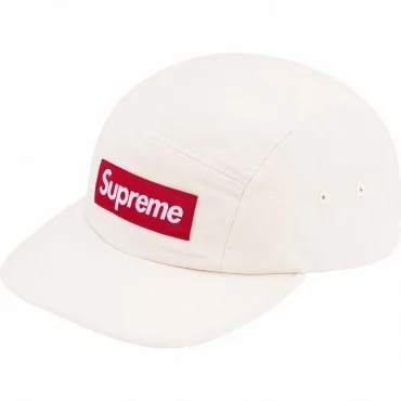 Boné Supreme Washed Chino Twill Camp Cap (SS24) - Natural