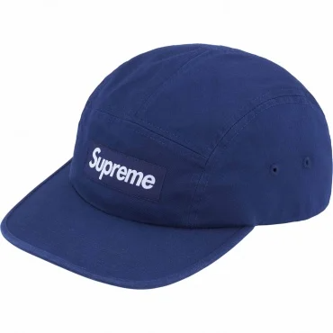 Boné Supreme Washed Chino Twill Camp Cap (SS24) - Azul