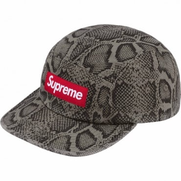 Boné Supreme  Washed Chino Twill Camp Cap (SS24) - Snake