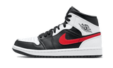 Jordan 1 Mid Black Chile Red White