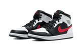Jordan 1 Mid Black Chile Red White