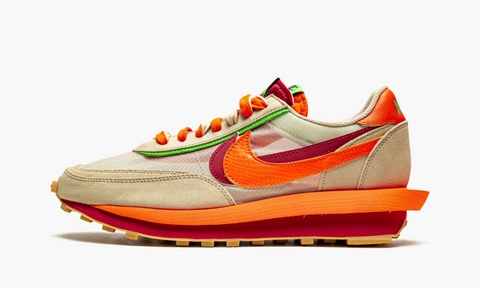 Nike LD Waffle Sacai CLOT Net Orange Blaze