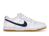 Nike SB Dunk Low Orange Label White Navy