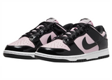Nike Dunk Low Black Patent Pink