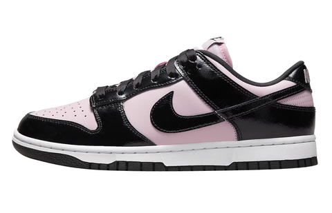 Nike Dunk Low Black Patent Pink