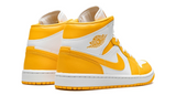 Jordan 1 Mid White University Gold (W)